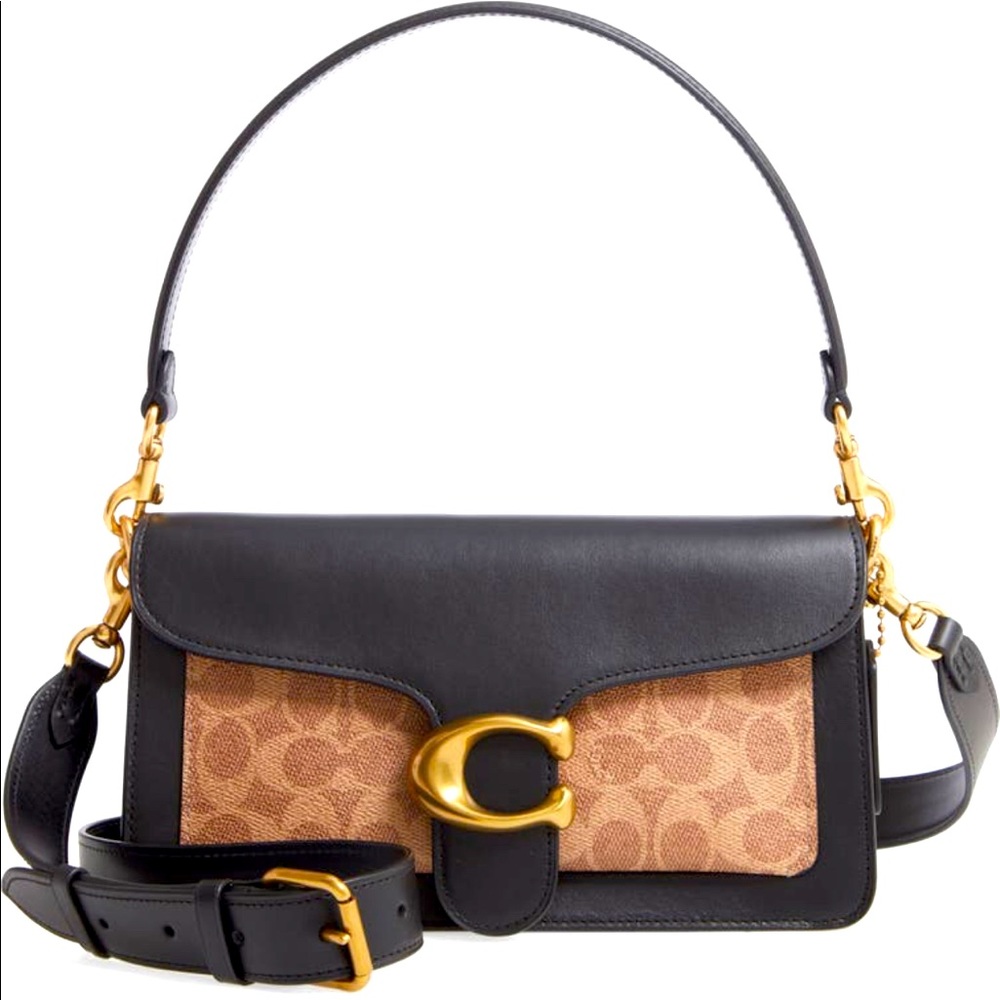 Tabby Signature Coated Canvas &
Leather Crossbody Bag